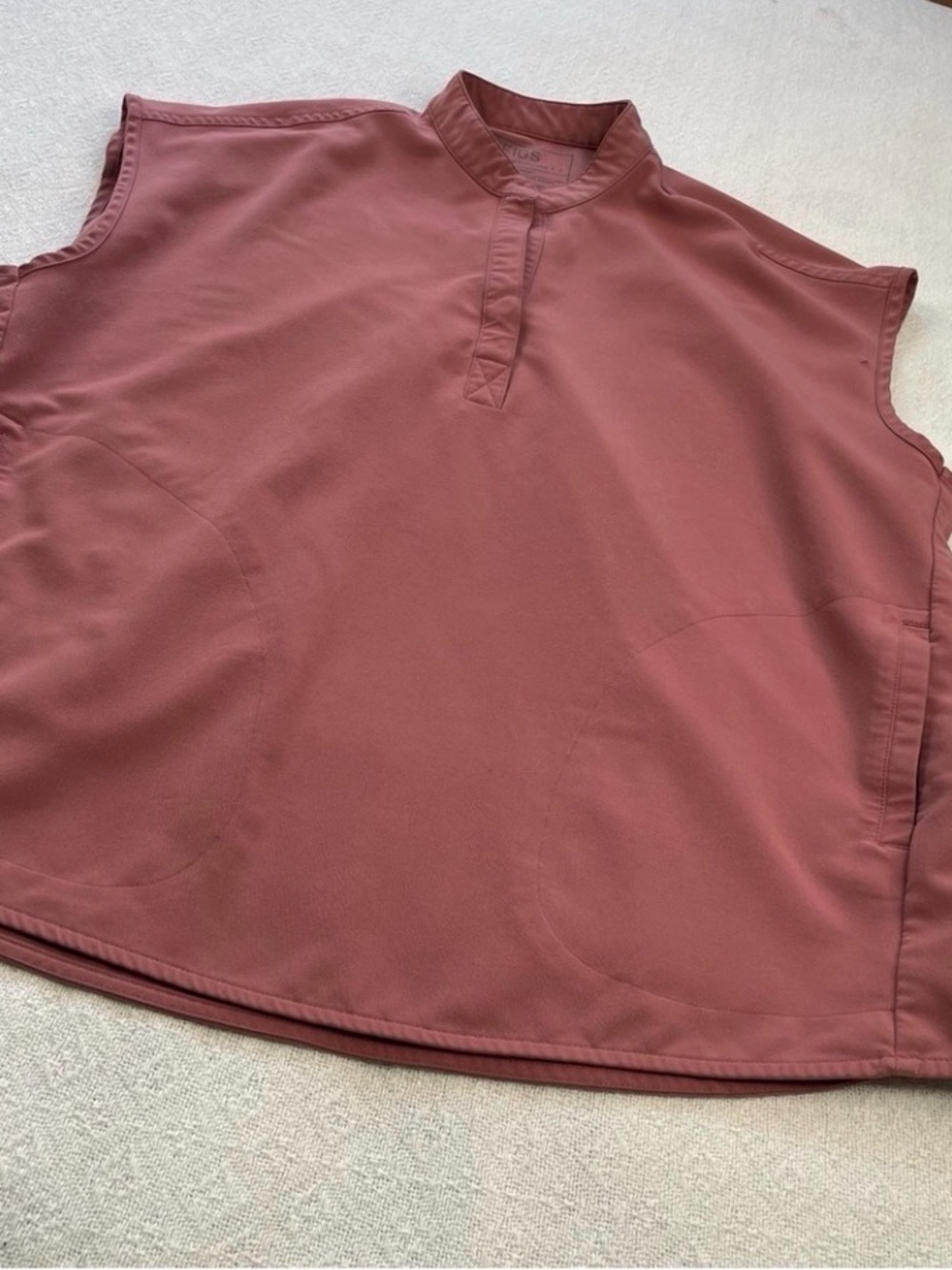 FIGS Oversized Sleeveless Scrub Top in Mauve ~ Size Large ~